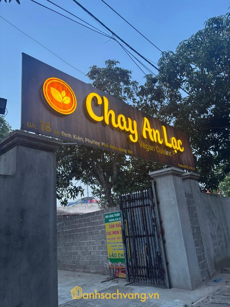 Chay An Lạc - quán chay ở Hưng Yên trên đường Lê Đình Kiên