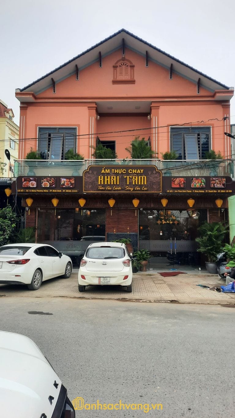 Ẩm Thực Chay Khai Tâm - quán chay ở Thanh Hóa