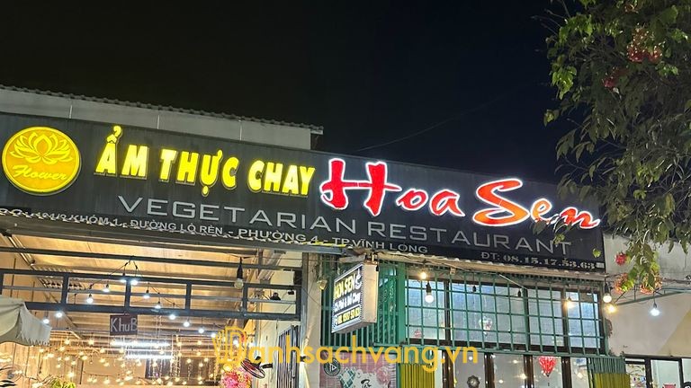 Ẩm thực chay Hoa Sen - quán chay ở Vĩnh Long