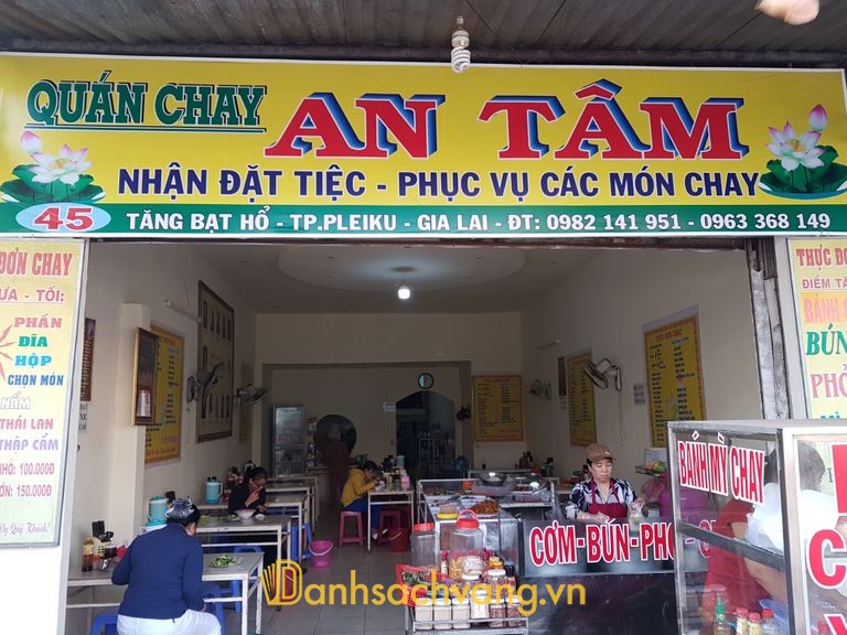 Quán Chay An Tâm - 45 Tăng Bạt Hổ Gia Lai