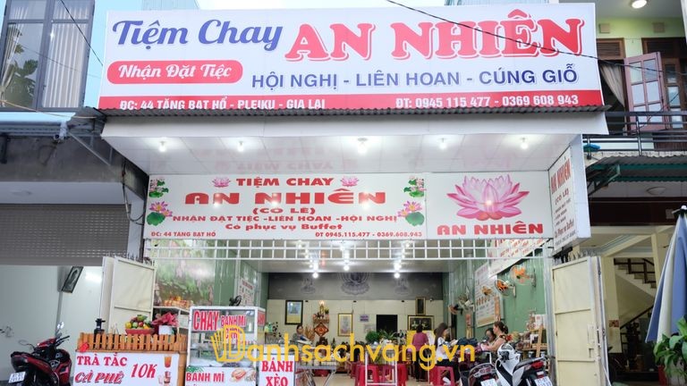 Quán Chay An Nhiên tại 44 Tăng Bạt Hổ Gia Lai