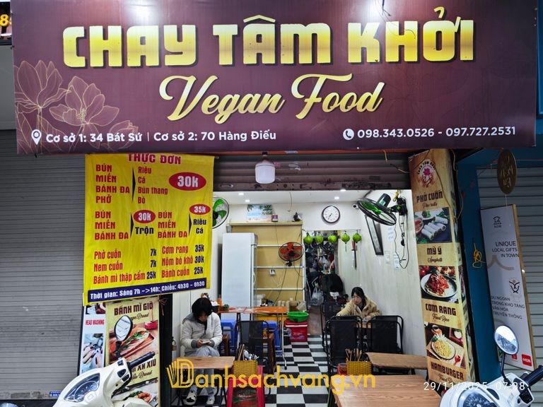Chay Tâm Khởi tại 70 Hàng Điếu Hà Nội