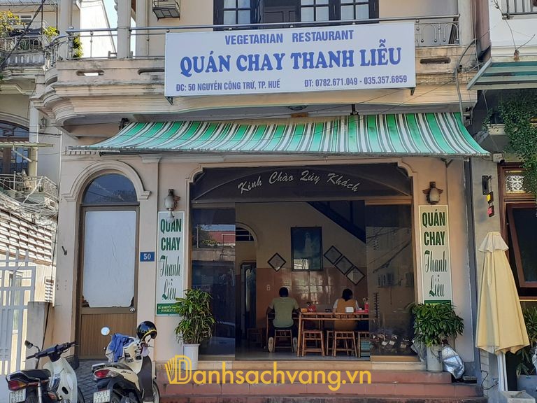 Quán chay Thanh Liễu tại 50 Nguyễn Công Trứ Huế