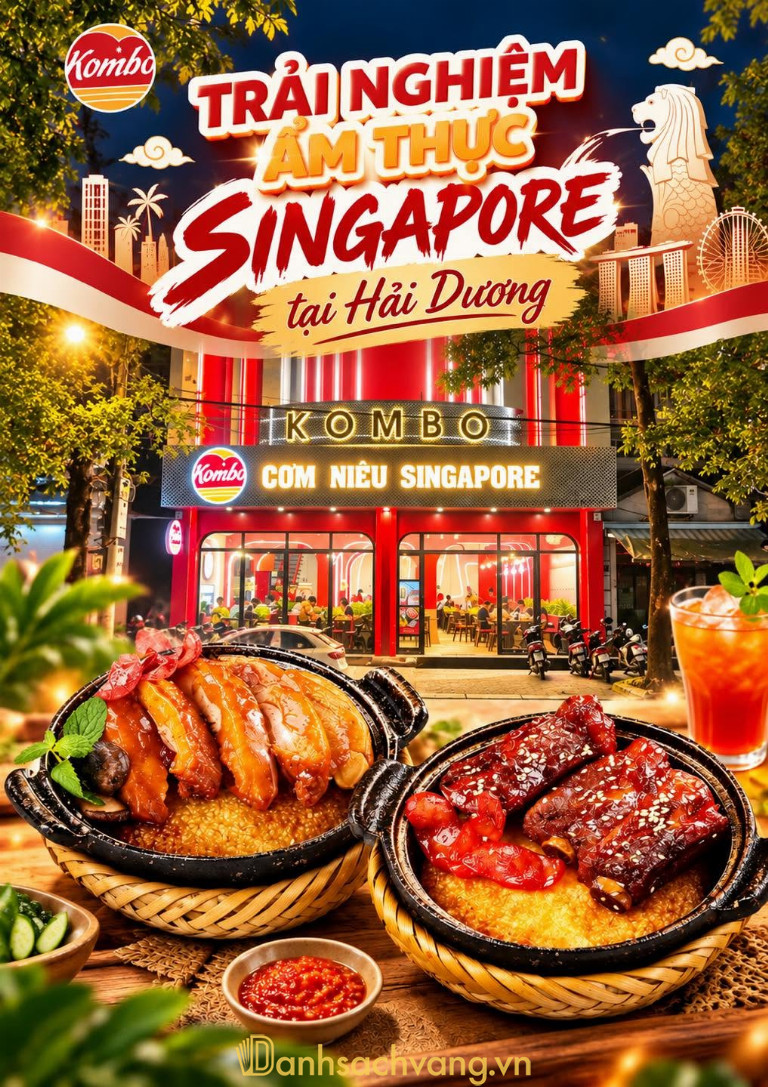 Cơm Niêu Singapore KOMBO – 191 Ngô Quyền, Lê Thanh Nghị