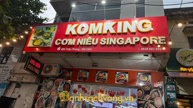 Cơm niêu Singapore Komking - Quán cơm niêu ở Phú Thọ