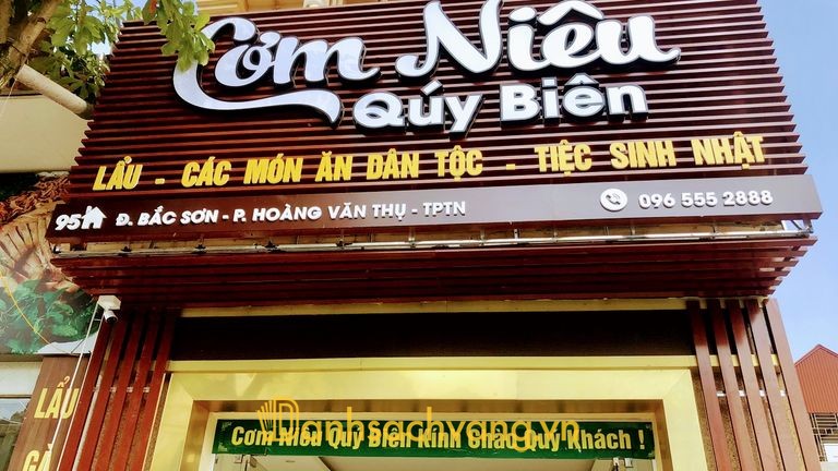 Cơm niêu Quý Biên - quán cơm niêu đường Bắc Sơn Thái Nguyên