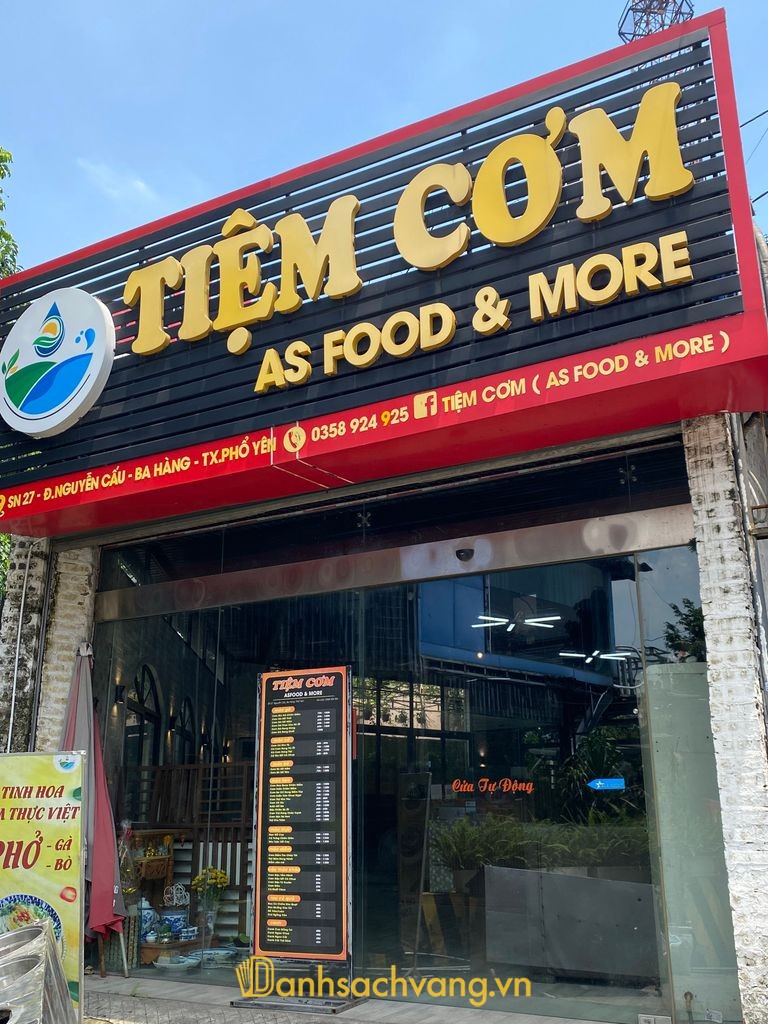 As Food And More - quán cơm niêu tại Phổ Yên Thái Nguyên