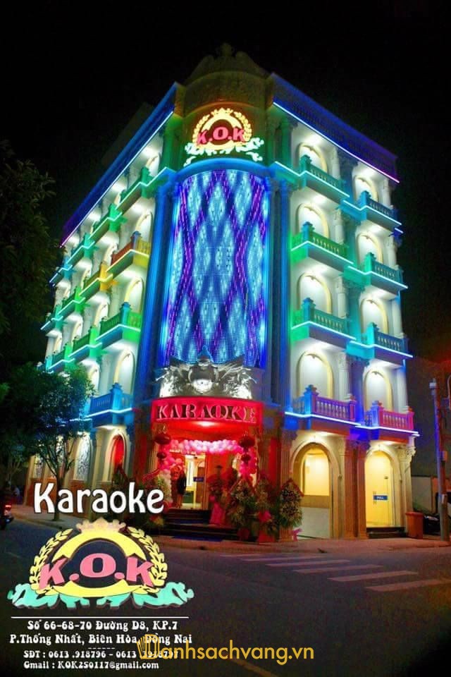 K.O.K Karaoke - quán karaoke ở Đồng Nai tại 70 Đường D8, Trấn Biên