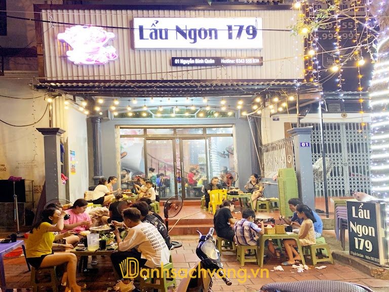 Quán Lẩu Ngon 179 trên đường Nguyễn Bỉnh Quân Bắc Ninh