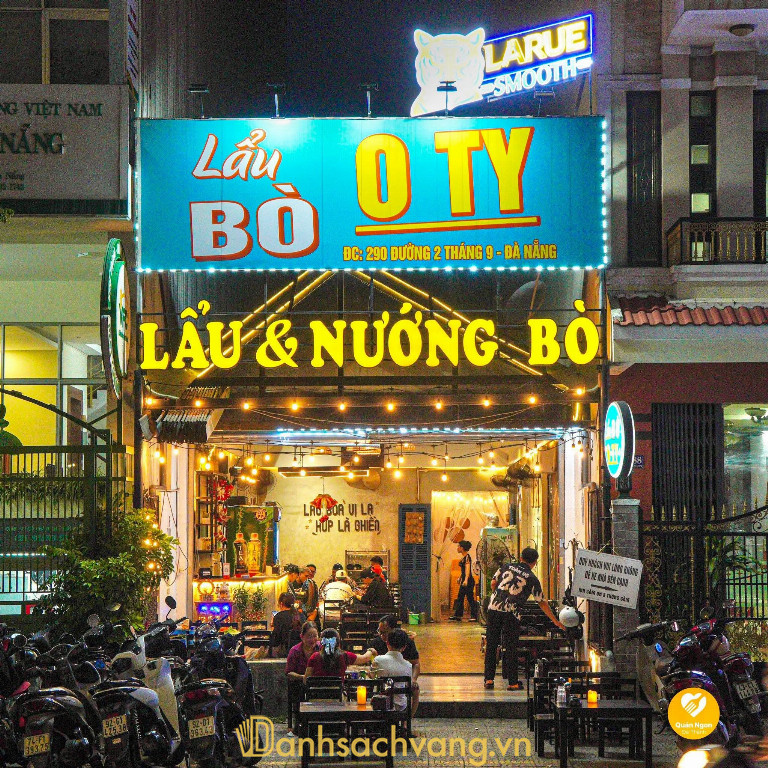 Lẩu Bò O Ty – 290 Đường 2 Tháng 9, Phường Hòa Cường