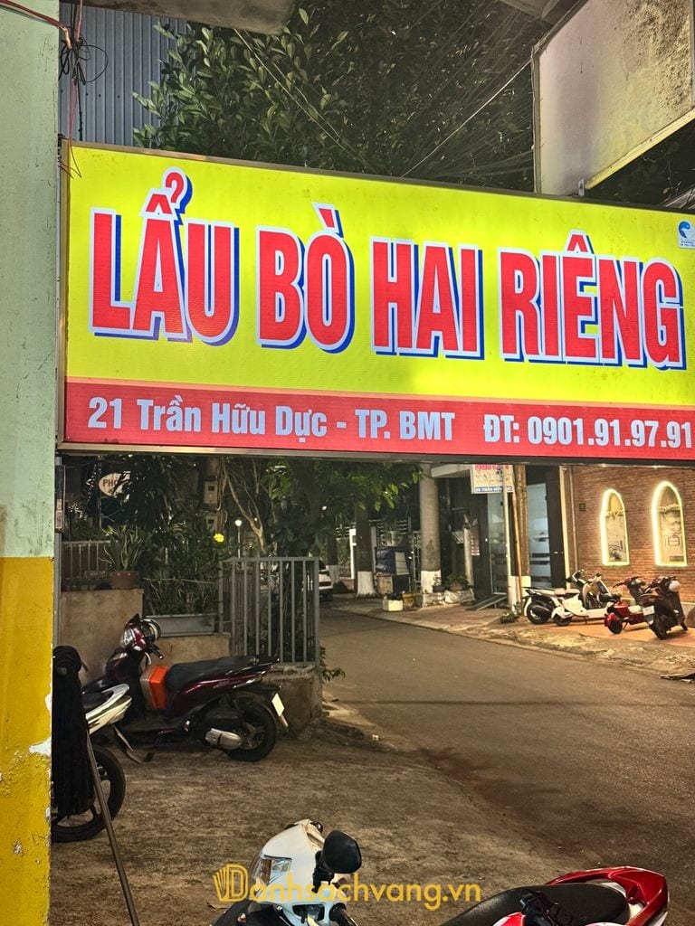 Lẩu Bò Hai Riêng - quán lẩu bò tại Buôn Ma Thuột