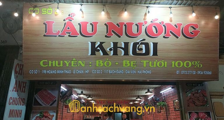 Quán Lẩu Nướng Khói Hoàng Minh Thảo Hải Phòng