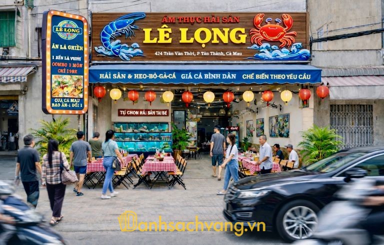 Ẩm Thực Hải Sản Lê Lọng - Quán nhậu ngon ở Cà Mau