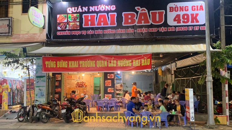 Quán Lẩu Nướng Hai Bầu - quán nhậu ở Đồng Tháp giá bình dân