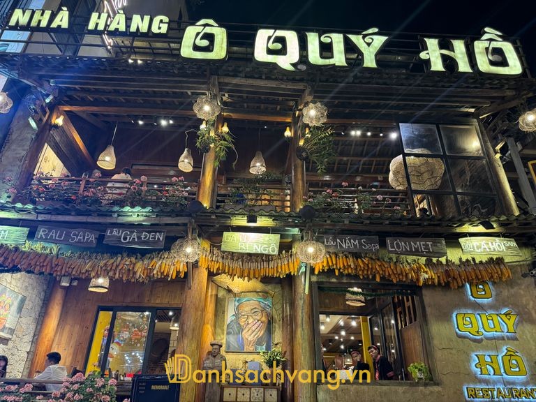 Nhà hàng Ô Quý Hồ Chàm tại Sa Pa Lào Cai