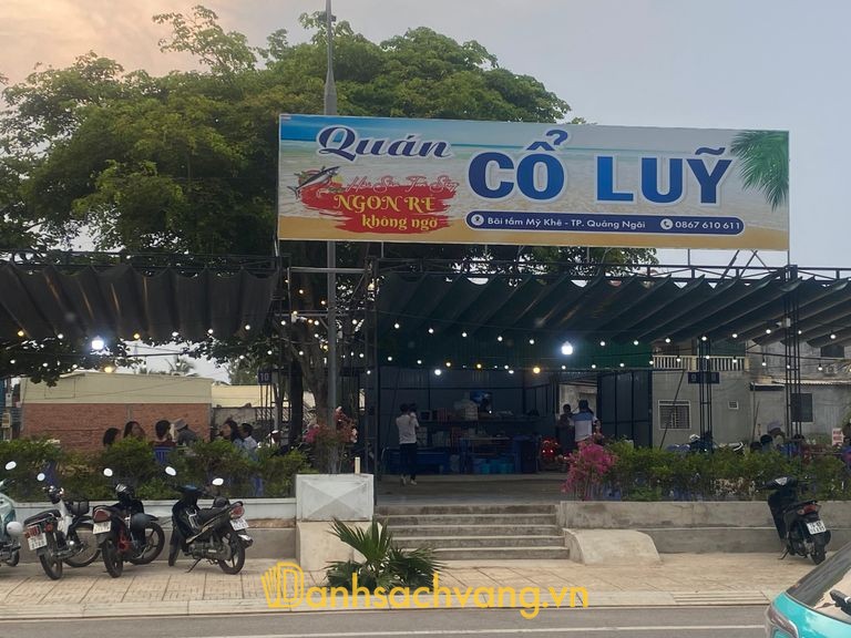 Nhà hàng Hải sản Cổ Luỹ tại biển Mỹ Khê Quảng Ngãi