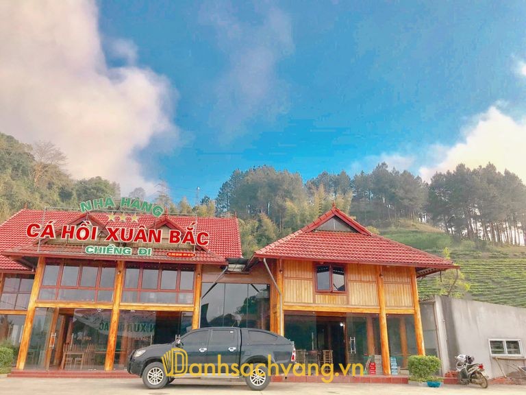 Nhà hàng Xuân Bắc chuyên cá hồi cá tầm tại Mộc Châu Sơn La