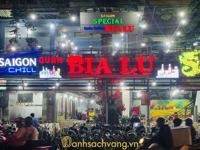 Quán Nướng Bia Lu – 20 Trần Quốc Hoàn, Phường Tân Sơn Nhất