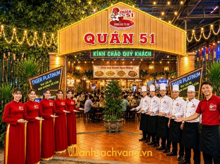 Quán 51 - Quán nhậu tại Cần Thơ khu vực Hồ Bún Xáng