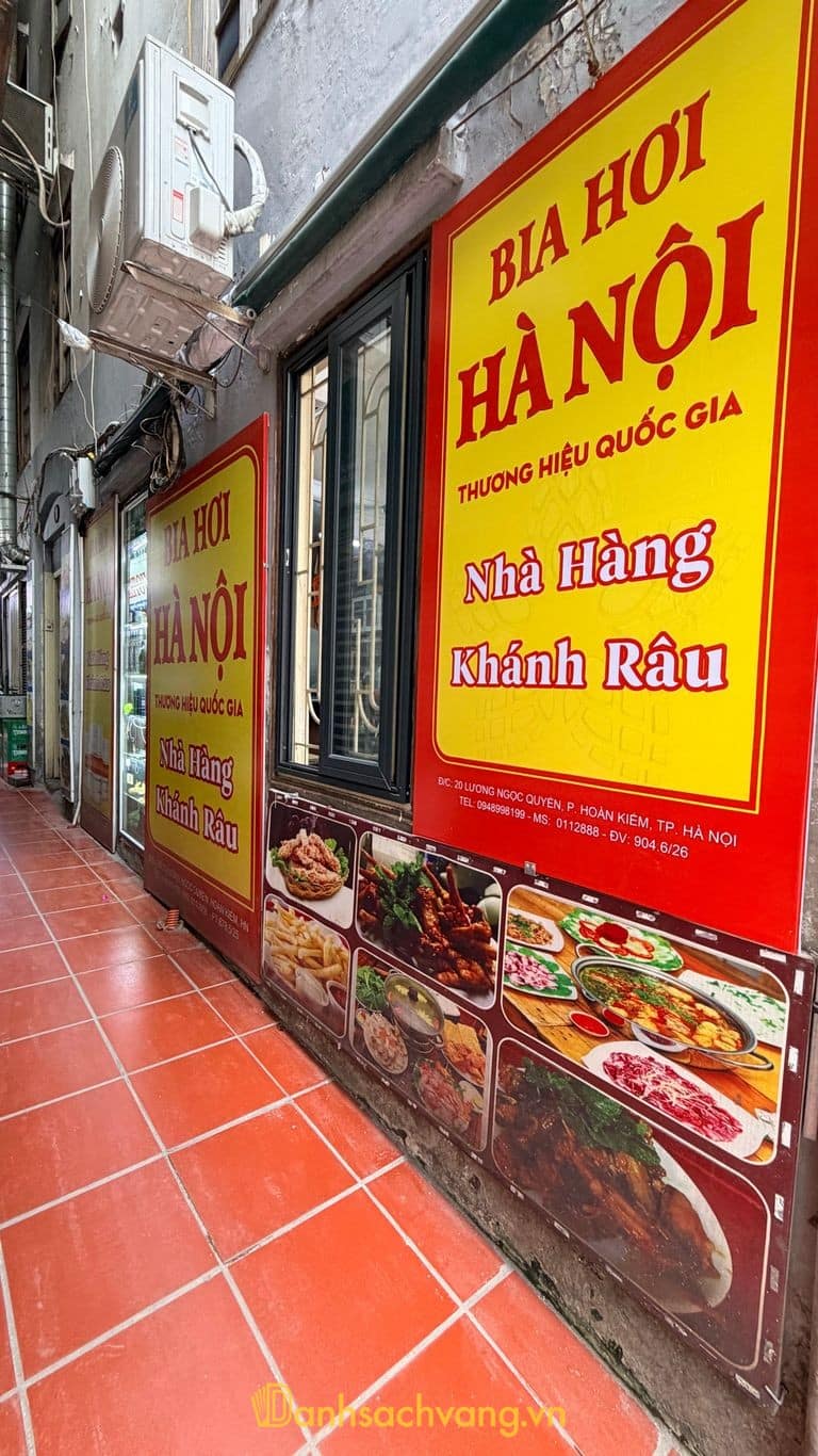 Khánh Râu Beer Corner - quán nhậu tại Hà Nội ở phố Lương Ngọc Quyến