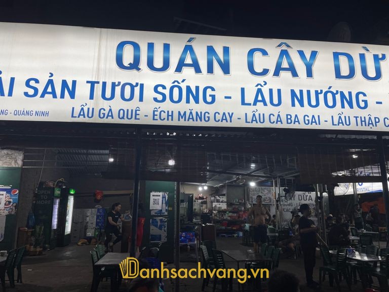 Quán bia Cây Dừa - Quán nhậu bình dân tại Hạ Long