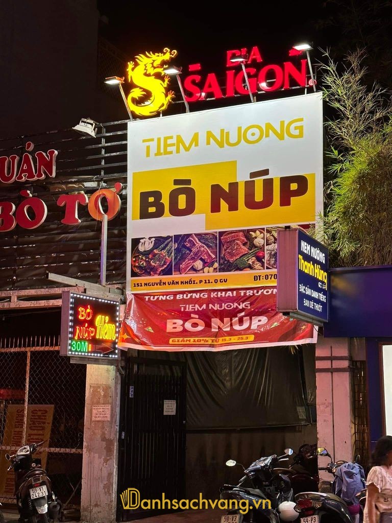 Tiệm Nướng Bò Núp - quán nướng ở TPHCM