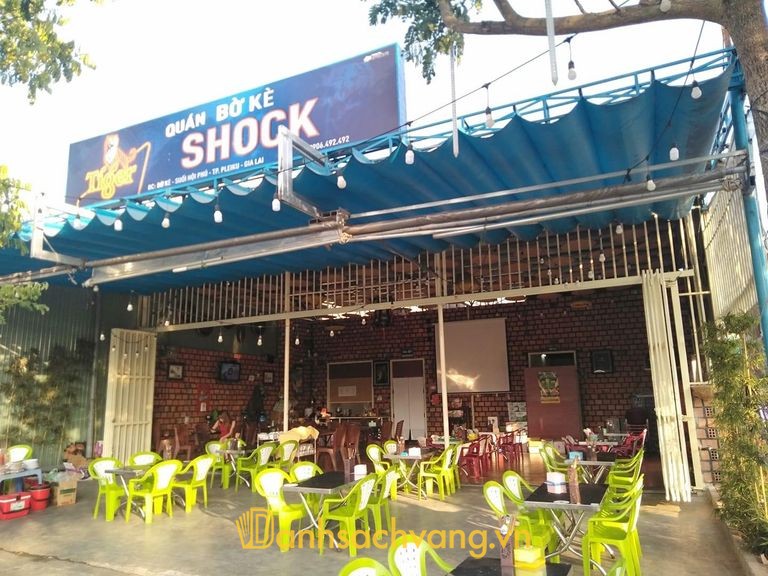Quán Shock Bờ Kè tại Suối Hội Phú Gia Lai