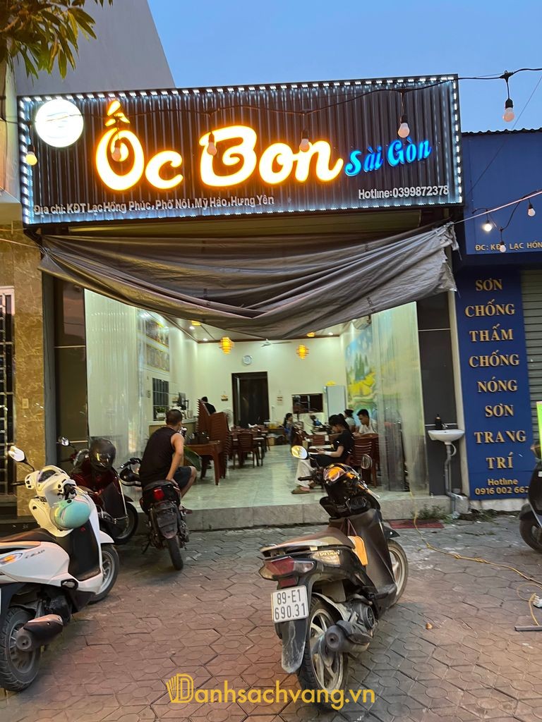 Ốc Bon Sài Gòn - quán ốc tại Mỹ Hào Hưng Yên