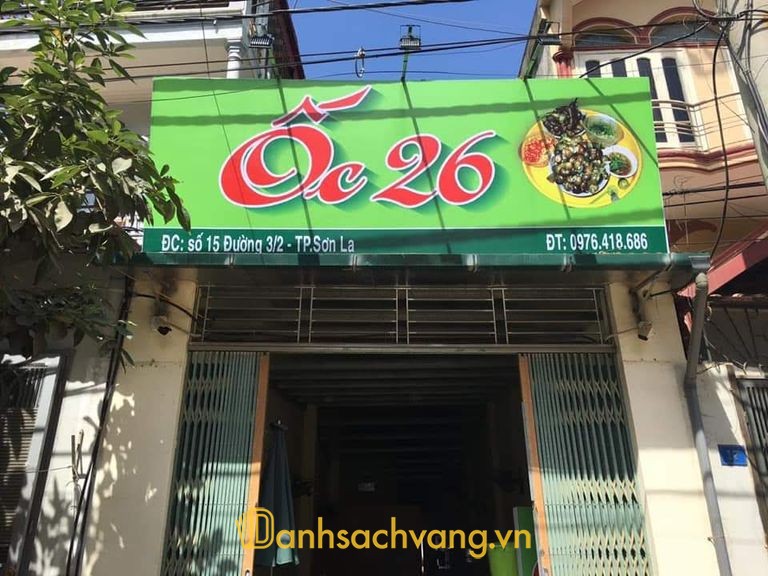 Ốc 26 - Quán ốc ở Sơn La tại đường 3-2