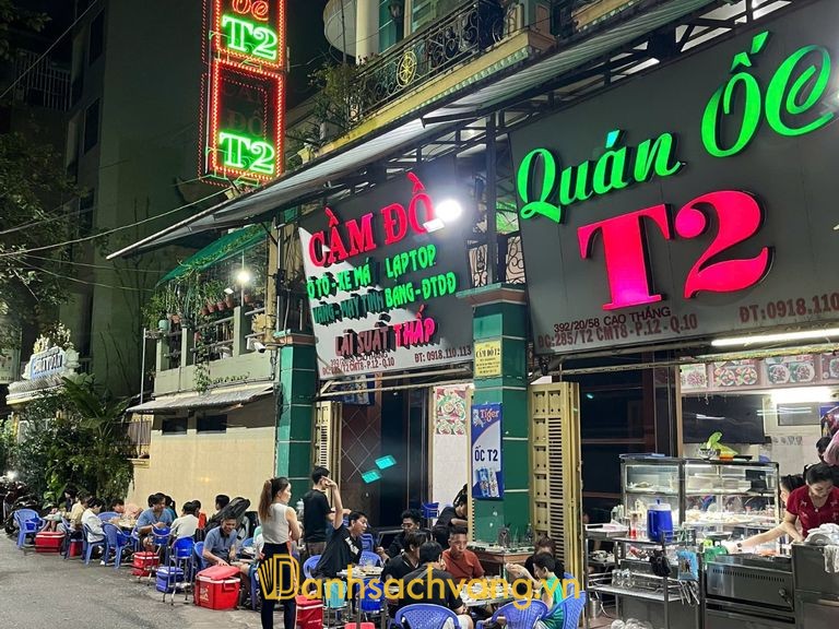 Quán Ốc T2 - quán ốc ở TPHCM trên đường Cao Thắng