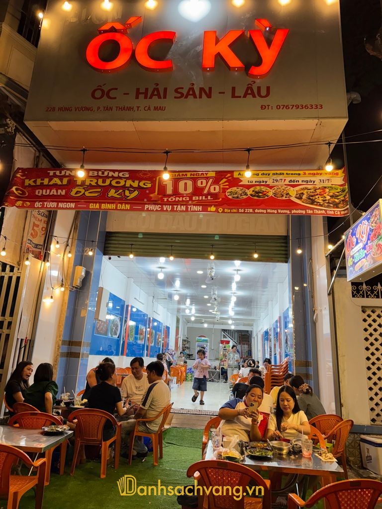 Ốc Kỳ tại 22B Hùng Vương, Cà Mau