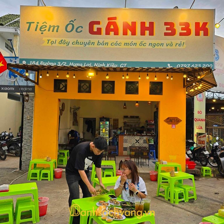Tiệm Ốc Gánh 33K - quán ốc tại Cần Thơ