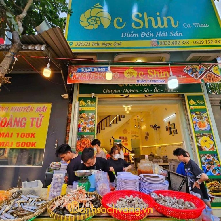 Ốc Shin Cà Mau - quán ốc và hải sản ở Cần Thơ