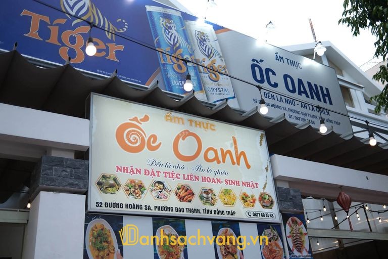 Ẩm Thực Ốc Oanh - quán ốc tại Đồng Tháp
