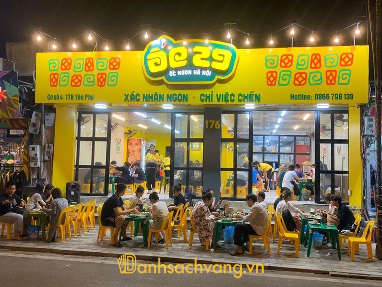 Ốc 29 Yên Phụ - quán ốc tại Hà Nội