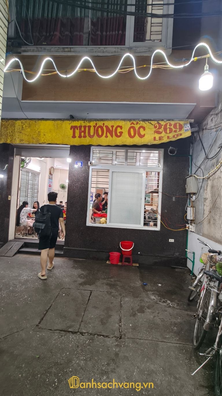 Thương Ốc 269 - quán ốc trên đường Lê Lợi tại Hải Phòng