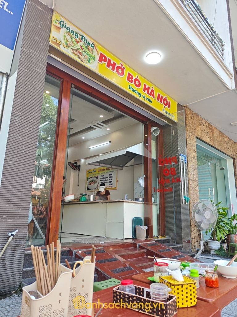 Phở bò Hà Nội Giang Định - quán phở ngon ở Bắc Ninh