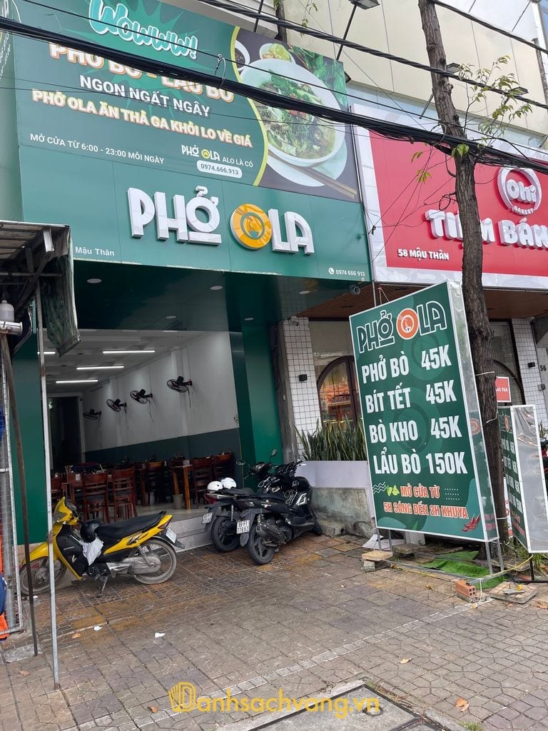 Phở OLa - quán phở ngon ở Cần Thơ trên đường Mậu Thân