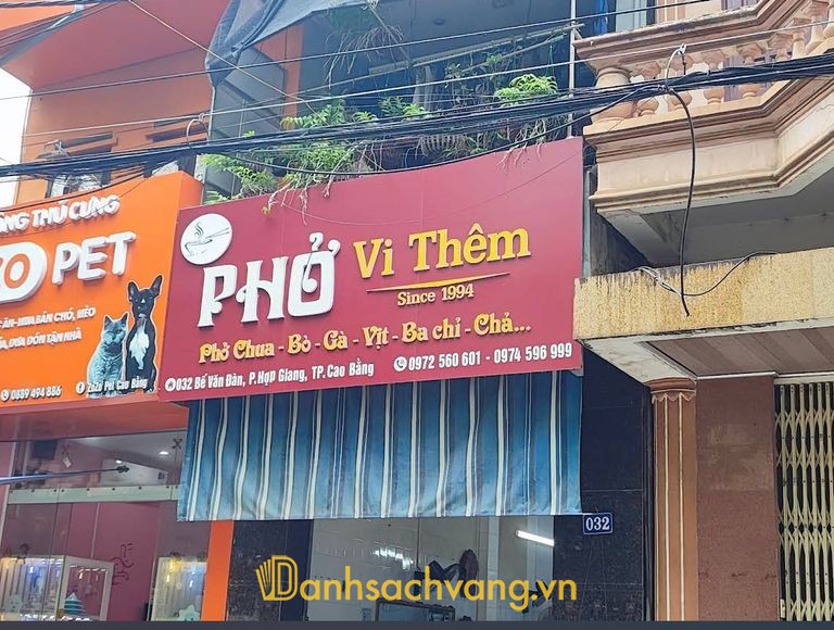 Phở Vi Thêm - quán phở chua gia truyền trên đường Bế Văn Đàn Cao Bằng