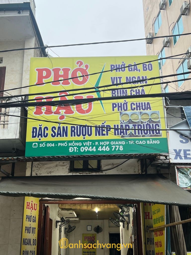 Phở Hậu Rượu Nếp Hấp Trứng - phở vịt và đặc sản tại Cao Bằng