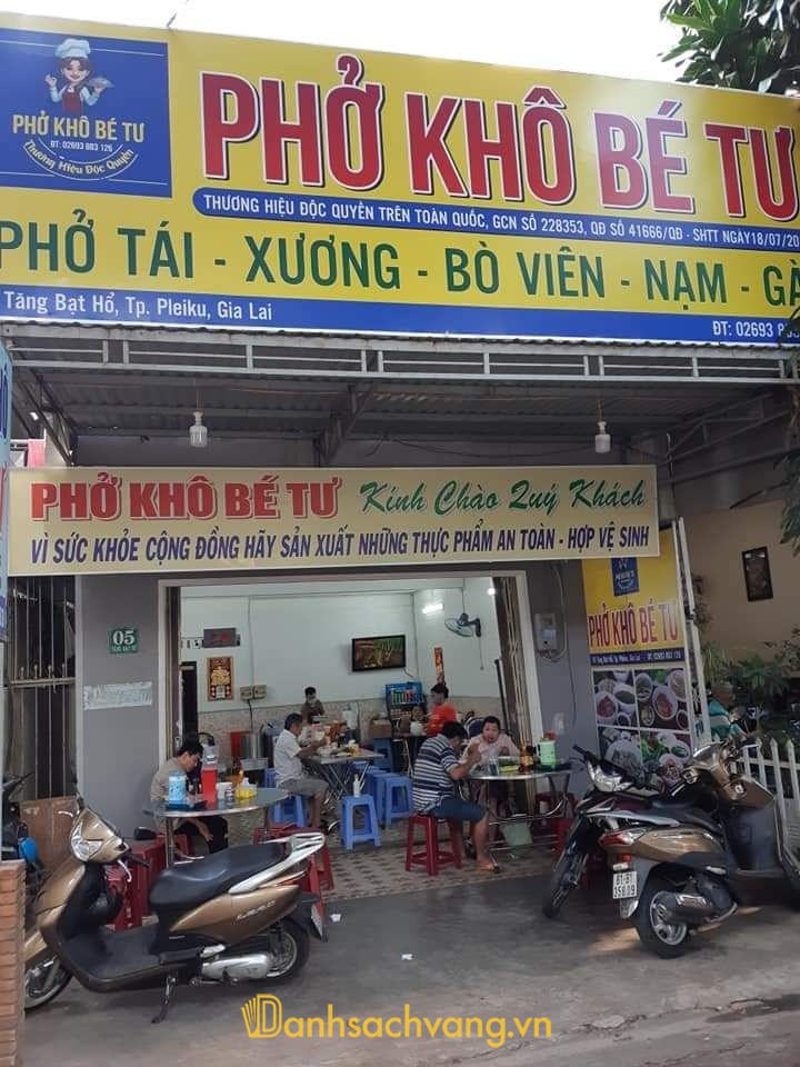 Phở Khô Bé Tư - quán phở khô Gia Lai tại Phan Đình Phùng Diên Hồng