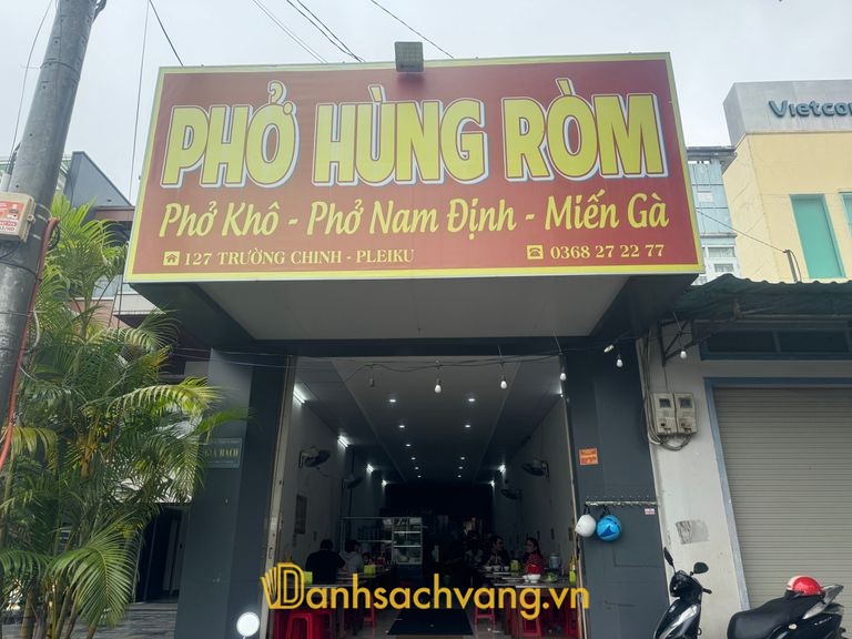 Phở Khô Hùng Ròm - phở khô Gia Lai và phở bò Nam Định tại Hội Phú
