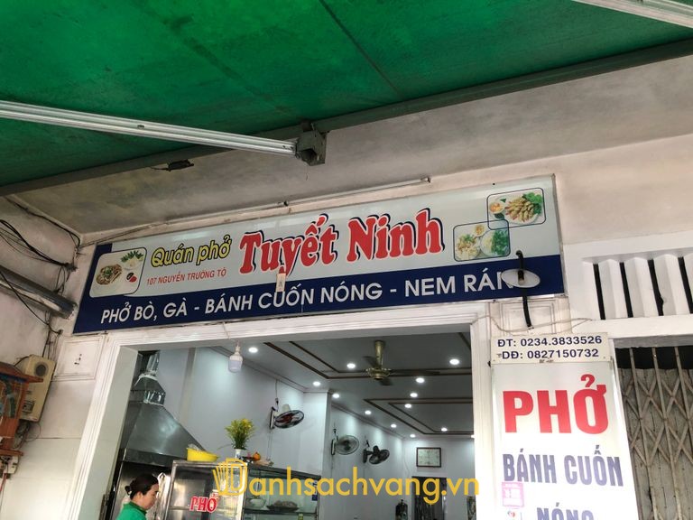 Phở Tuyết Ninh - quán phở và món Bắc tại Nguyễn Trường Tộ Huế