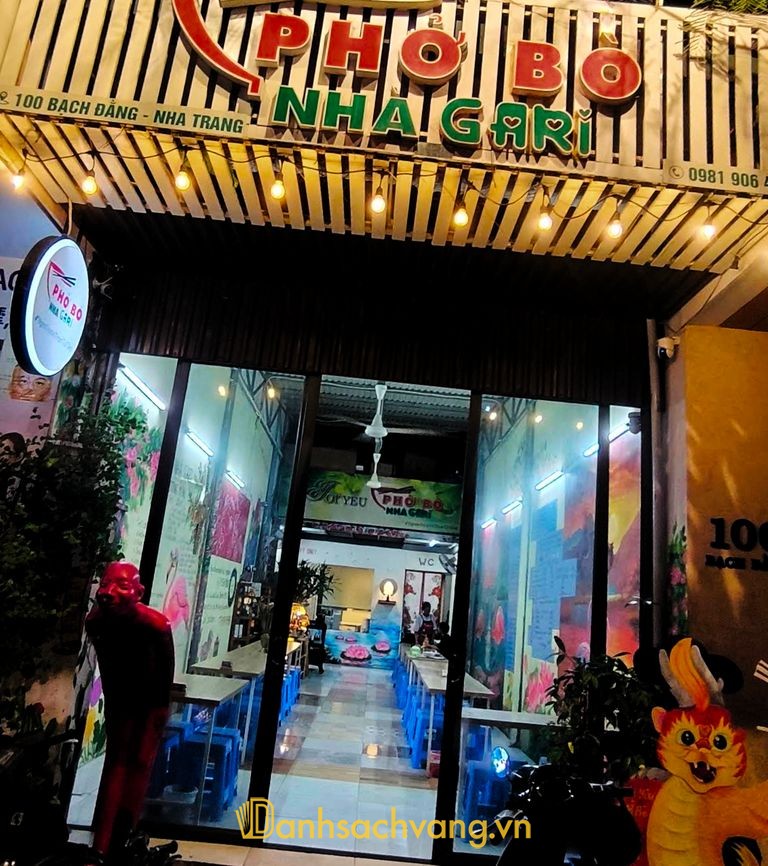 Phở Bò Nhà GaRi - quán phở ngon ở Khánh Hòa tại đường Bạch Đằng