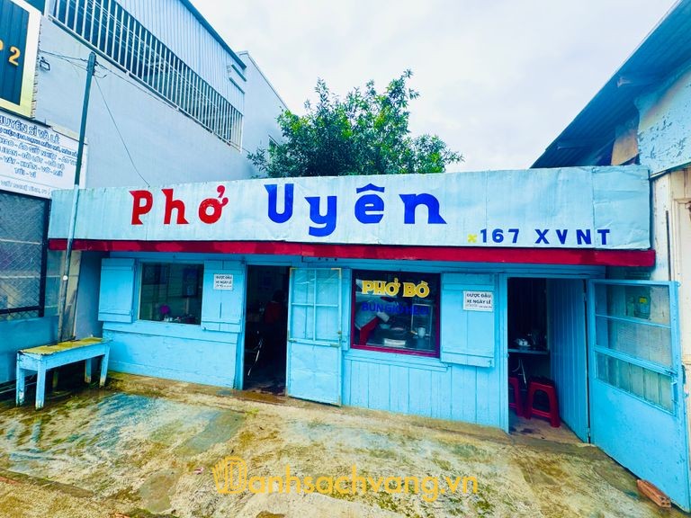 Quán phở Uyên - quán phở ngon ở Lâm Đồng trên đường Xô Viết Nghệ Tĩnh