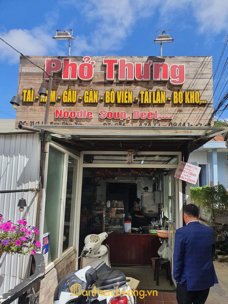 Phở Thưng - quán phở ngon ở Lâm Đồng tại La Sơn Phu Tử
