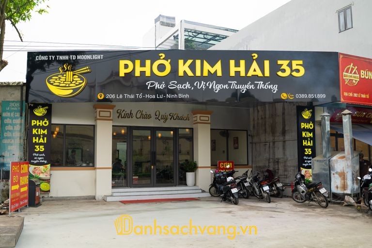 Phở Kim Hải 35 - quán phở ngon ở Ninh Bình đường Lê Thái Tổ