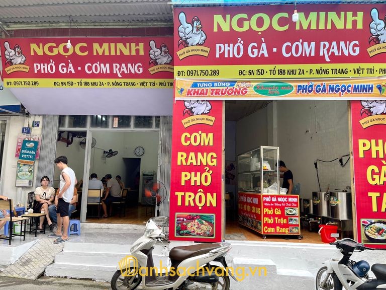 Phở gà Ngọc Minh - quán phở ngon ở Phú Thọ