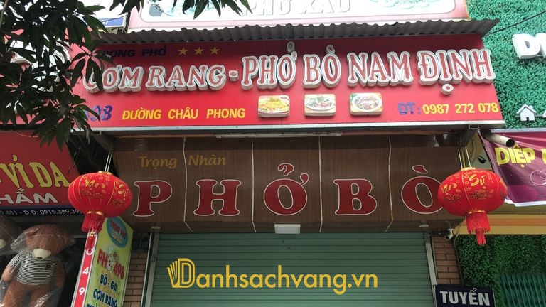 Phở bò 498 Châu Phong - quán phở ở Phú Thọ