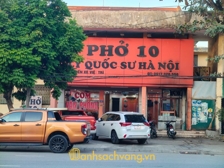 Quán Phở 10 Lý Quốc Sư - quán phở ngon ở Phú Thọ